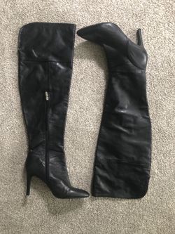 Enzo Angiolini Thigh High Leather Boots