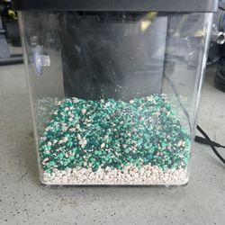 2.5 Gallon Tank All In One Top Fin Fish Tank Aquarium Pecera