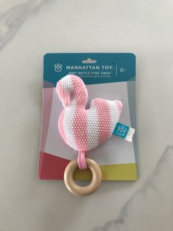 Manhattan Toy Pink Swan Rattle