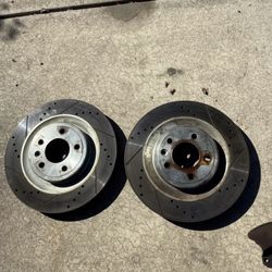 2014 MUSTANG GT FRONT SLOTTED & DRILLED ROTORS