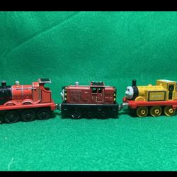 Thomas Friends Train Tank Diecast Take n Play Lot James,Salty,Stepney