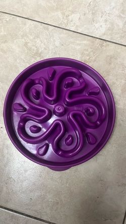 Slow feeding dog food holder