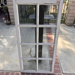 Vintage Wood Window Pane