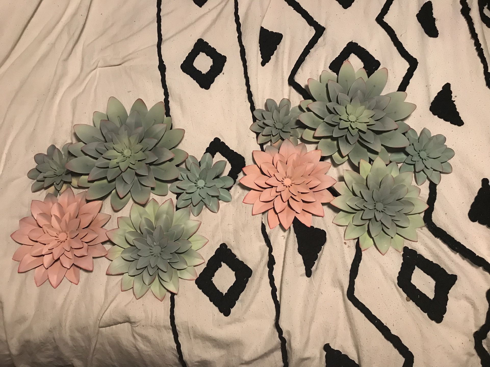 Pair Of Succulent Wall Decor