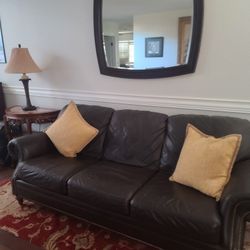 Leather  Couch 