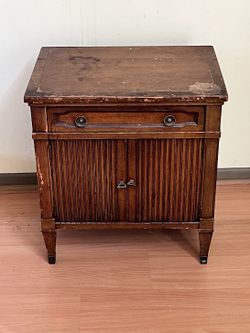 Vintage Drexel Heritage "Triune" Nightstand / Side Table