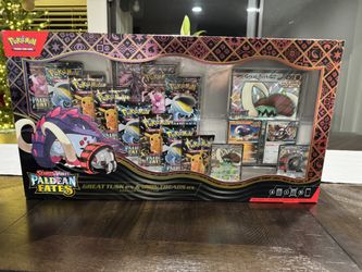 Paldean Fates Great Tusk ex & Iron Treads ex Premium Collection - SV: Paldean Fates (PAF)