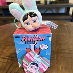 Pop Mart CRYBABY x Powerpuff Girls Series Bunny Buttercup Vinyl Face Plush