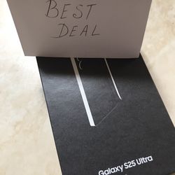 BRAND NEW Samsung Galaxy S25 Ultra 1Tb Exclusive Titanium JETBLACK Unlocked ORIGINAL