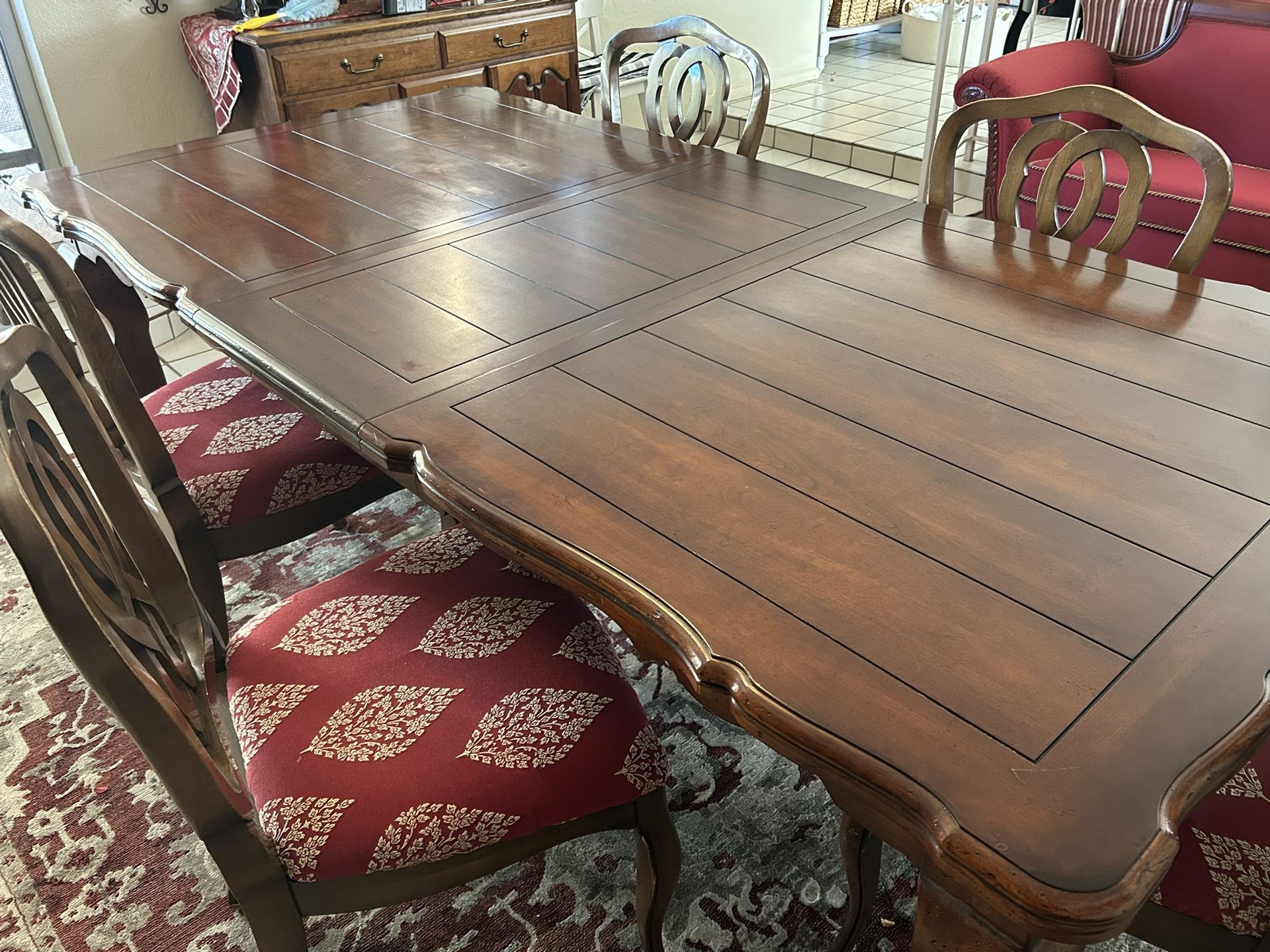 Solid Pecan Dining Table