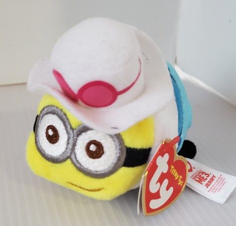 TY Beanie Boos Teeny Tys Stackable Plush Despicable Me 3 Jerry Tourist Mini 3"
New with tags