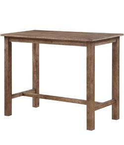 Rectangular Wooden Frame Pub Table
