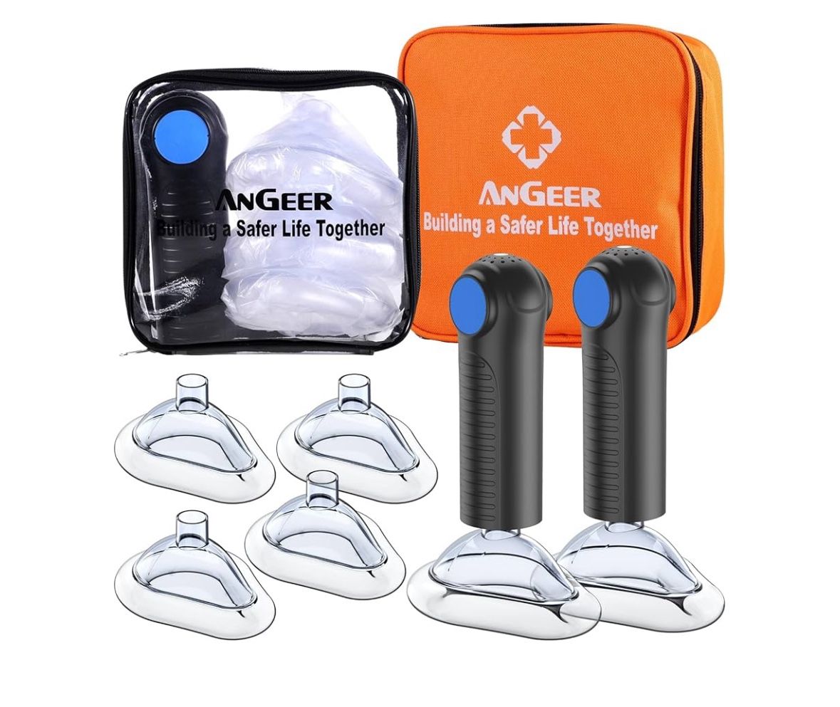 NEW! First Aid CPR Anti Choking Kit (2Pack)