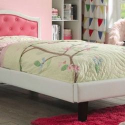 Brand New Pink/White Youth Bed