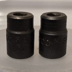 Matco USA 2pc SPS34 &SPS28 Black 3/8" Drive Specialty Shock Absorber Socket Set***Read ad