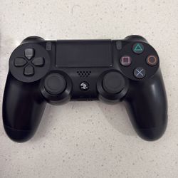 Black PS4 Controller