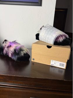 Ugg Fluffy Yeah Slides Tie Dye SZ 9 - New