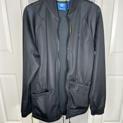 Adidas Black Bomber Jacket (Men’s Size Medium)