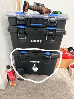HART Rolling Tool Box Storage Case