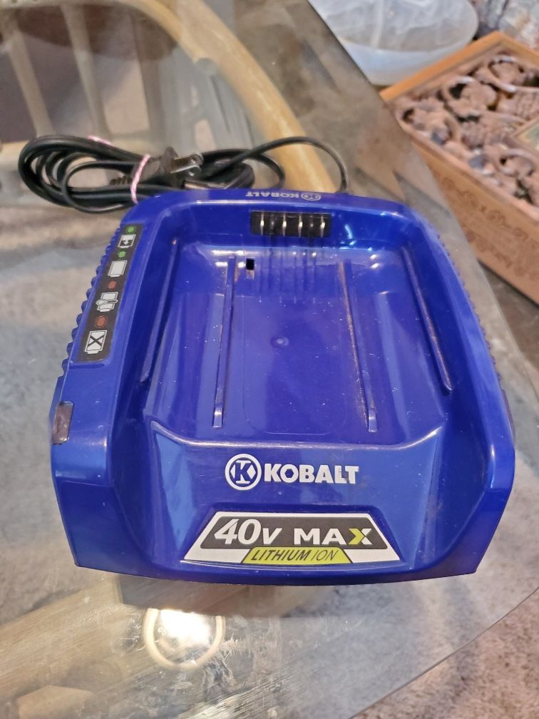 Kobalt 40v max lithium ion battery charger