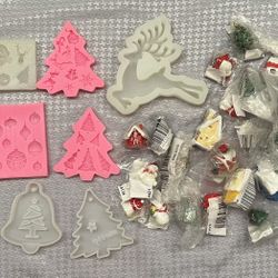 Christmas Silicon Resin molds for DIY crafting