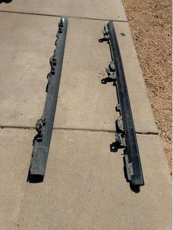 2018-2026 Jeep Wrangler Set (2) Rock Guard Assembly Side Sill Long Rail Kit P(contact info removed)0AE & P(contact info removed)1AE