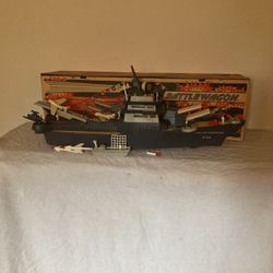 1960s Battlewagon Toy Ship
