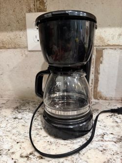 Black 5-Cup Drip Coffee Maker