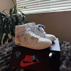 US 10.5 Jordan 1 V.A.A x Off-white alaska
