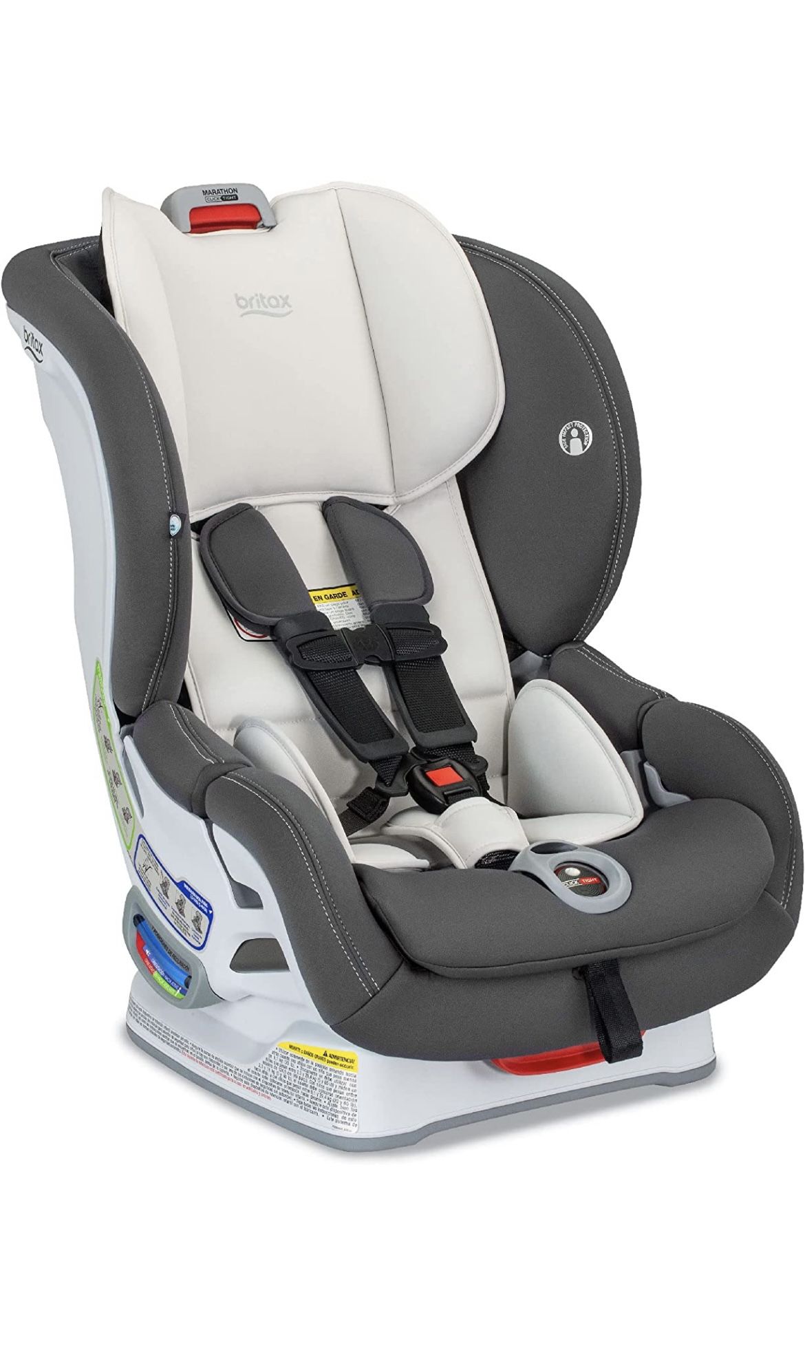 Britax Marathon Clicktight Convertible Car Seat, Mod Ivory SafeWash