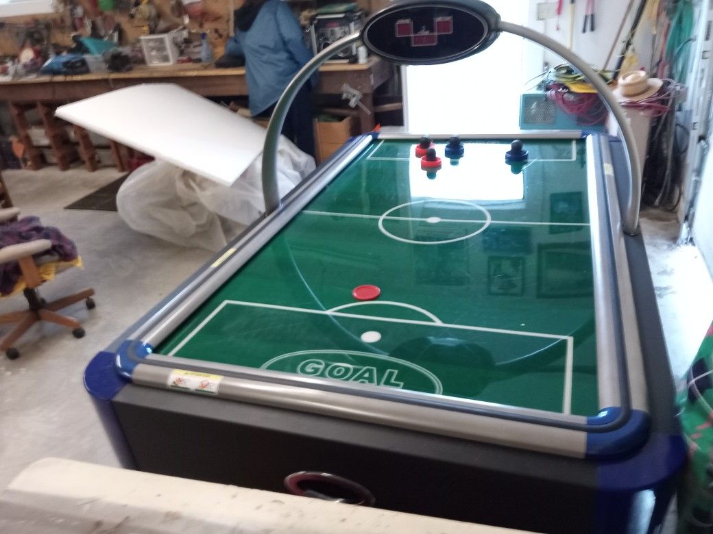 Billiards Pro Air Hockey Table Used Twice During A Family Reunion