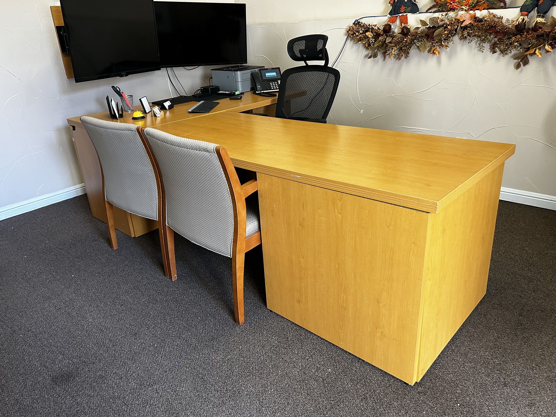 FREE Office Desks + Matching Chairs 