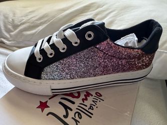Girls Glitter Low-Top Sneakers