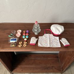American Doll Baking Set Asking $25 an excellent condition like new