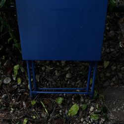 Blue Foldable Table 