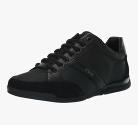 Boss Mens Black Casual Sneakers 