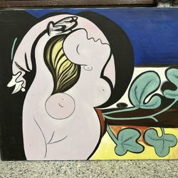 Picasso-style Acrylic On Canvas 