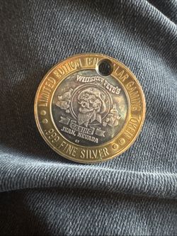 Limited edition $10 gaming token fine silver