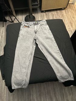 Light Wash Gray Denim Jeans