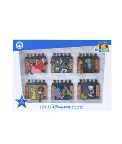 Disney Pixar Animation Studios 40th 40 Year Anniversary Set 5 Pin