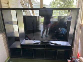 IKEA entertainment and 55” tv