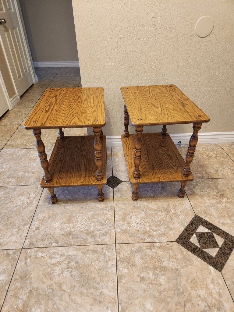 Vintage End tables $20 For Set