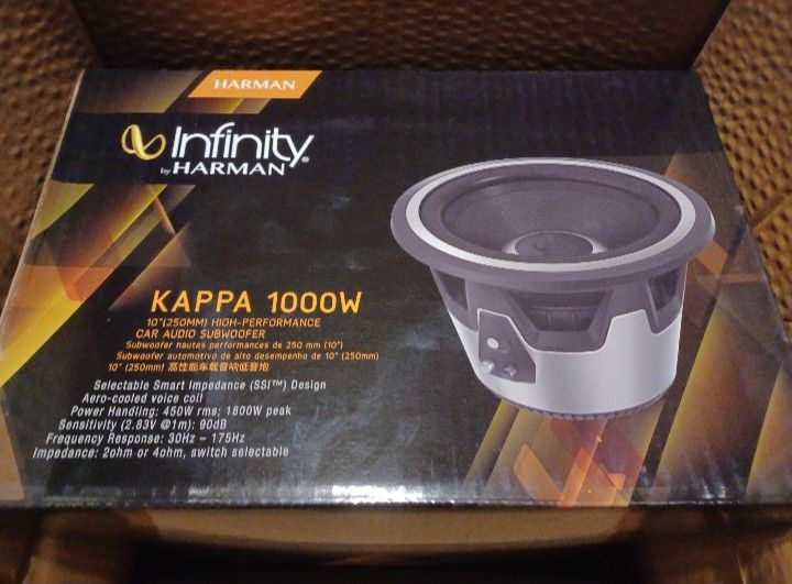 Infinity KAPPA 10"SUBWOOFER π₯ π₯ π₯