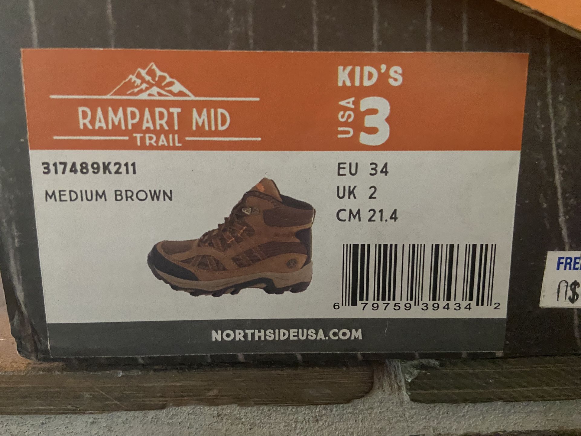 Kids Size 3 Hiking Boots NEW