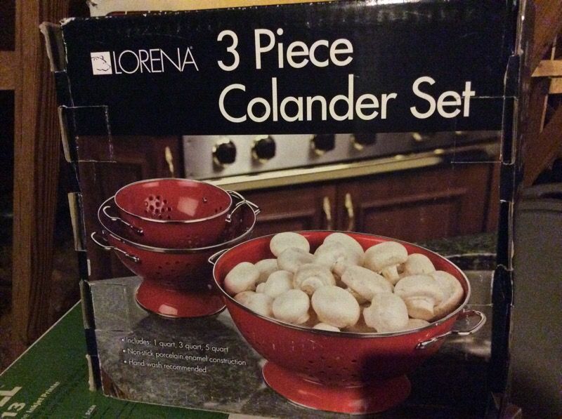 3 piece Colander Set