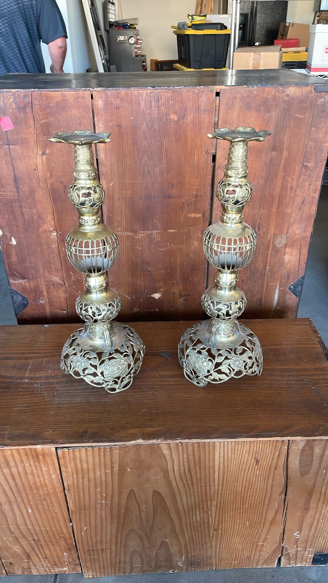 Brass Candle Holders 