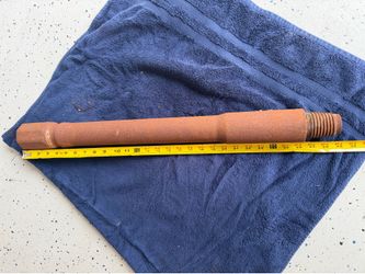 Heavy Duty industrial steel shaft/coupling 35lbs