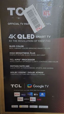 TCL 43" QLED TV NEW