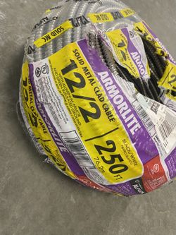 250 ft. 12-Gauge/2-Gauge Solid CU MC (Metal Clad) Armorlite Cable