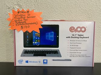 Windows 10 2 in 1 Tablet 32GB EXPANDABLE FAST!!